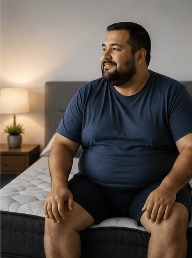 Invierte en tu descanso: Los colchones más duraderos del mercado para personas con obesidad
